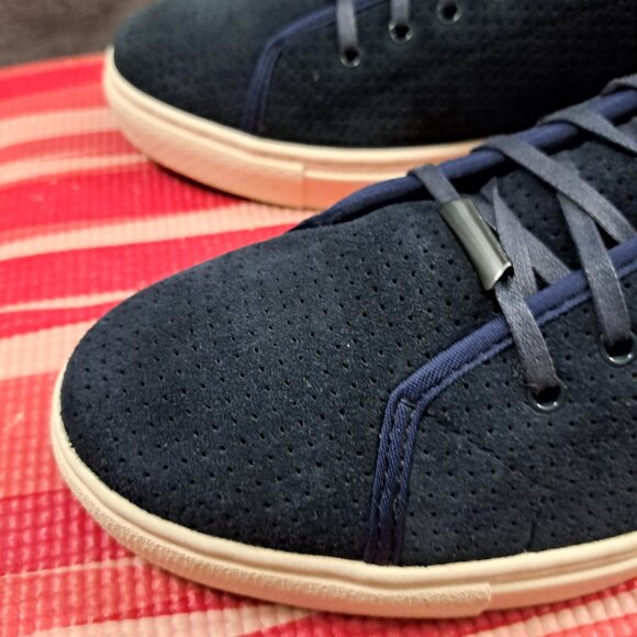 %Size 10 Ted Baker kaliix Mens Suede/Leather Lace-Up Sneaker / A 45 - Picture 8 of 14